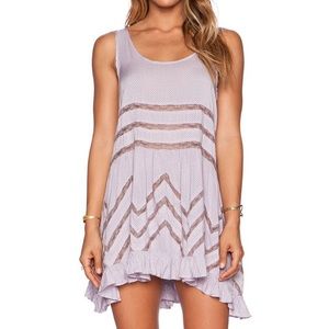 Free People Voile Lace Trapeze Slip Dress